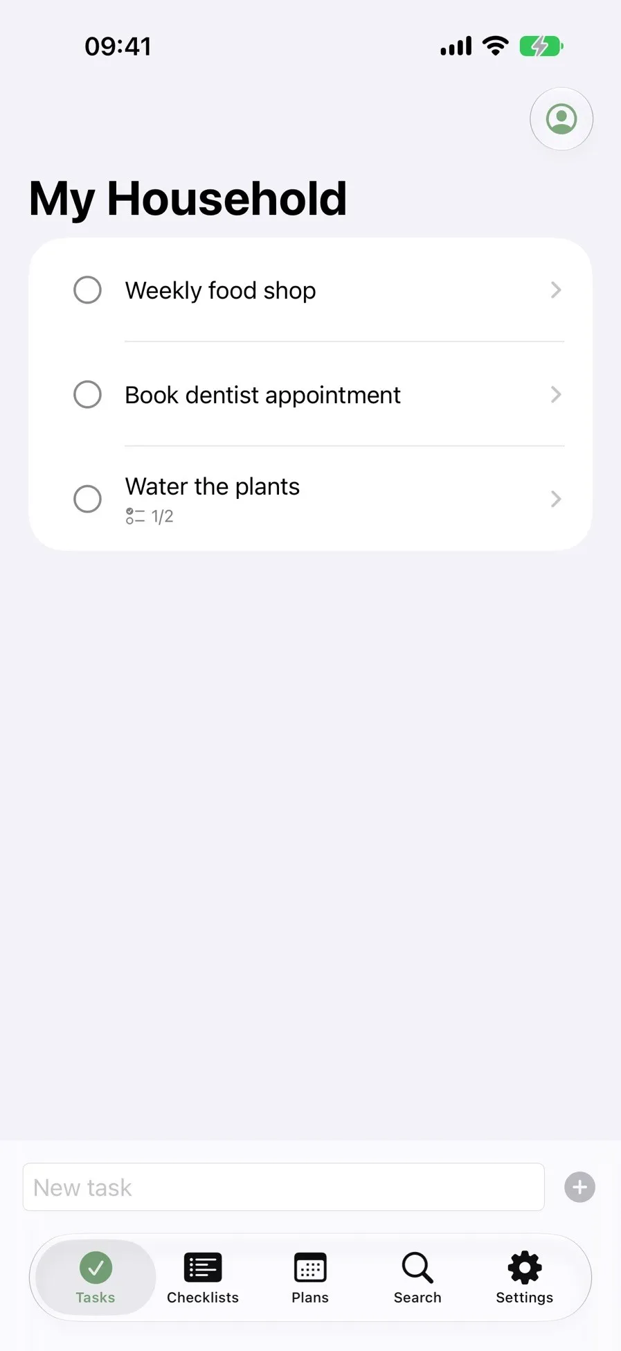 Pacelli: The household task list